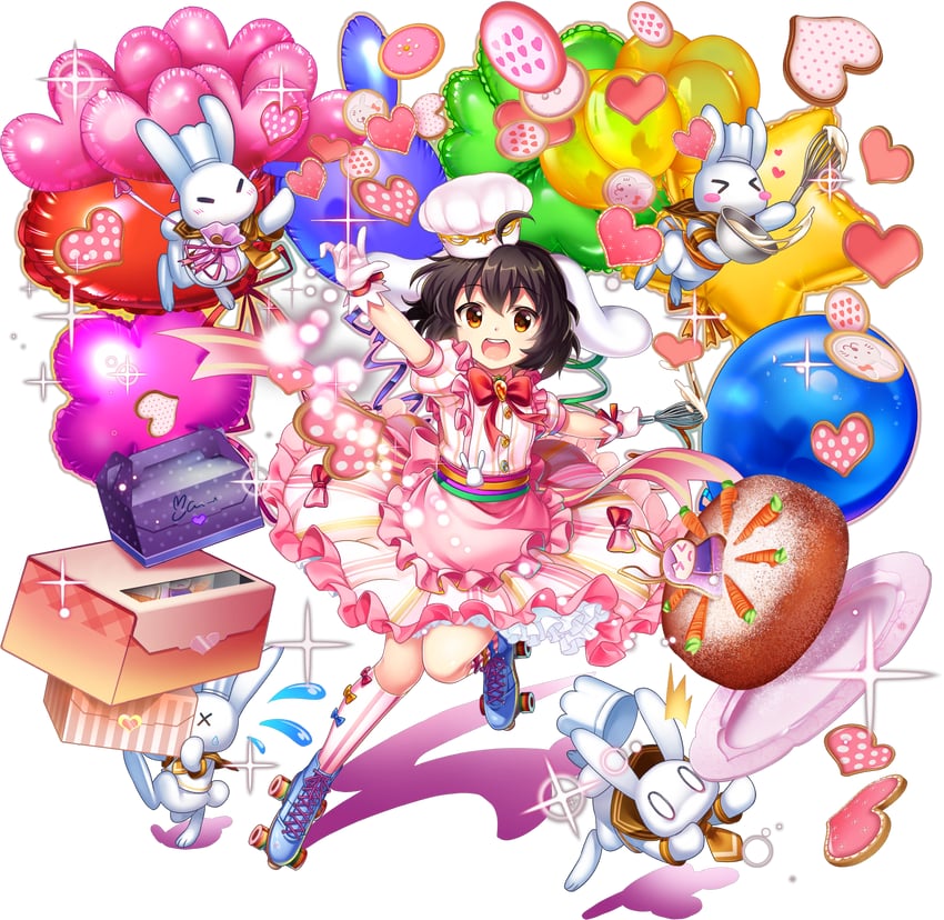 reisen udongein inaba, inaba tewi, and inaba mob (touhou and 1 more) drawn by rotte_(1109)
