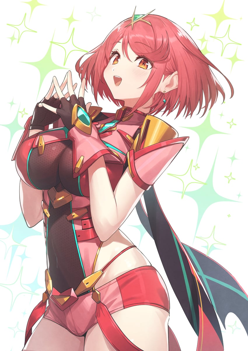 pyra (xenoblade chronicles and 1 more) drawn by green322