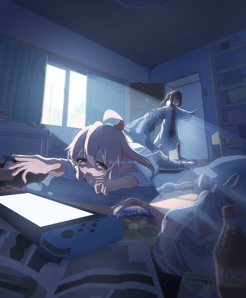 oyama mahiro and oyama mihari (onii-chan wa oshimai!) drawn by utsusemi_1024