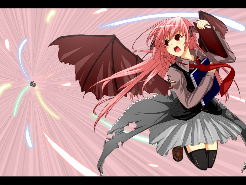kirisame marisa and koakuma (touhou) drawn by pandamonium