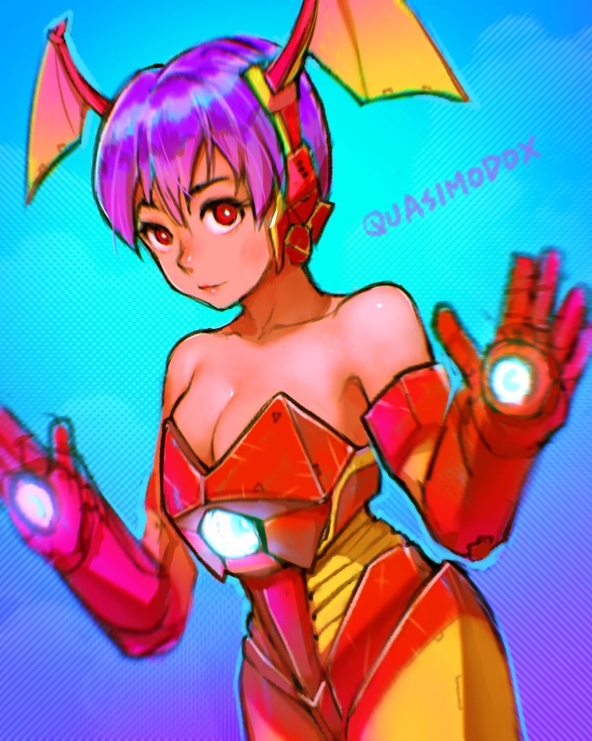 lilith and iron man (marvel and 2 more) drawn by quasimodox