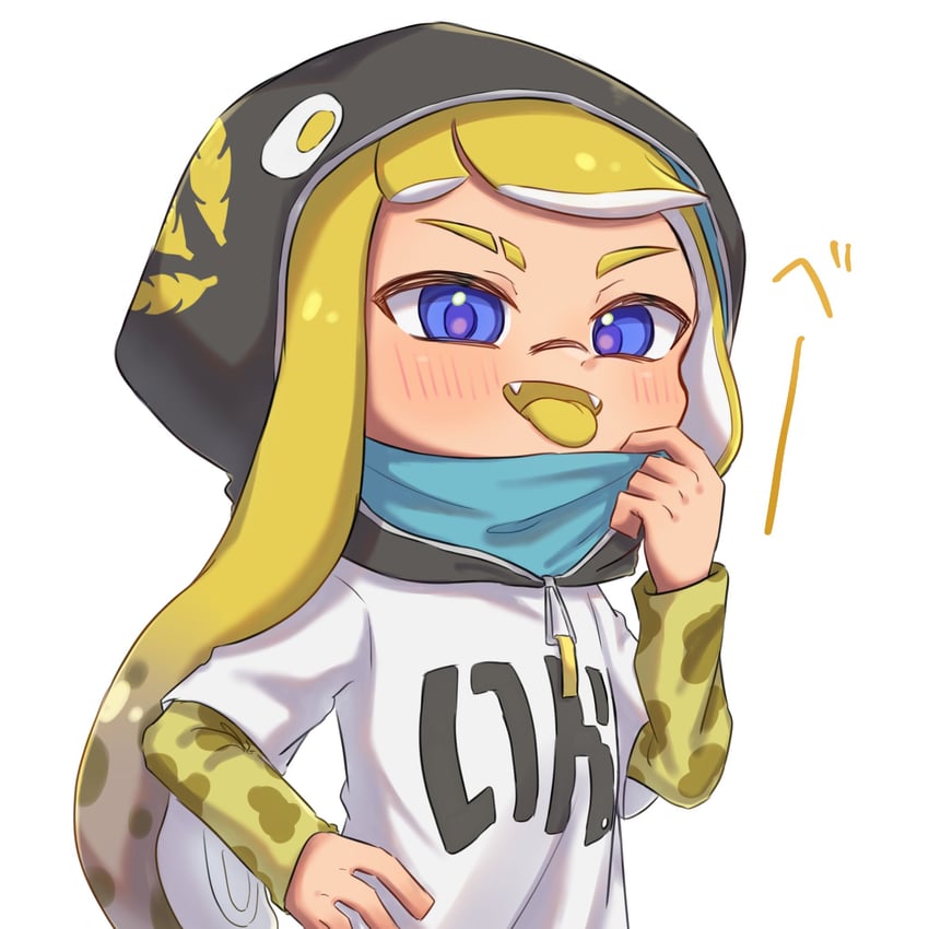 inkling player character and inkling girl (splatoon and 1 more) drawn by b84967