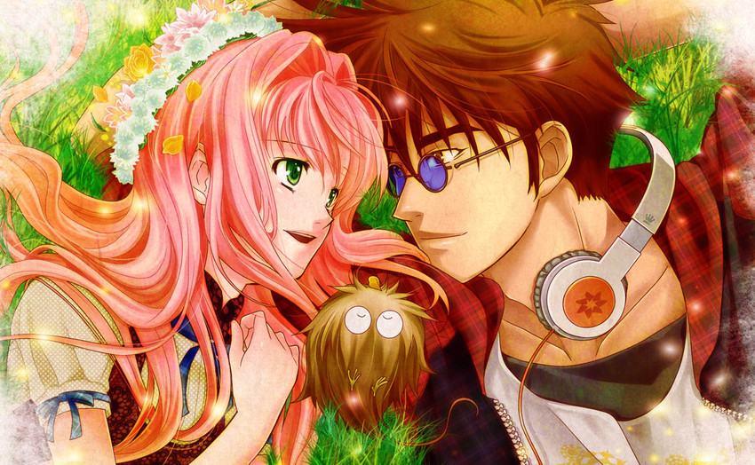 mylene jenius, nekki basara, and guvava (macross and 1 more) drawn by kutsuno