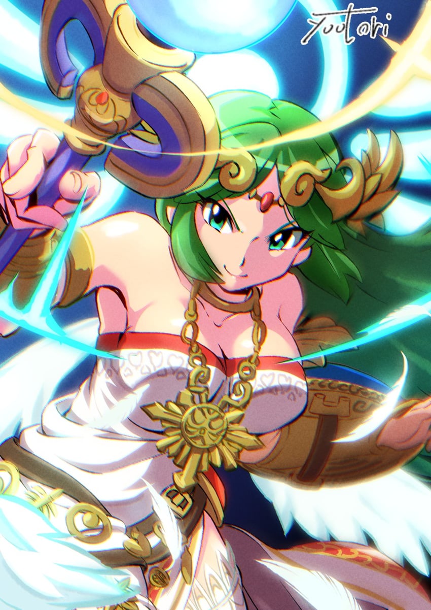 palutena (kid icarus and 1 more) drawn by you_bird