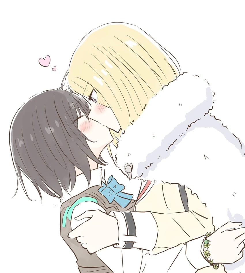 aoi erika and minase ichigo (heaven burns red) drawn by nemu1423