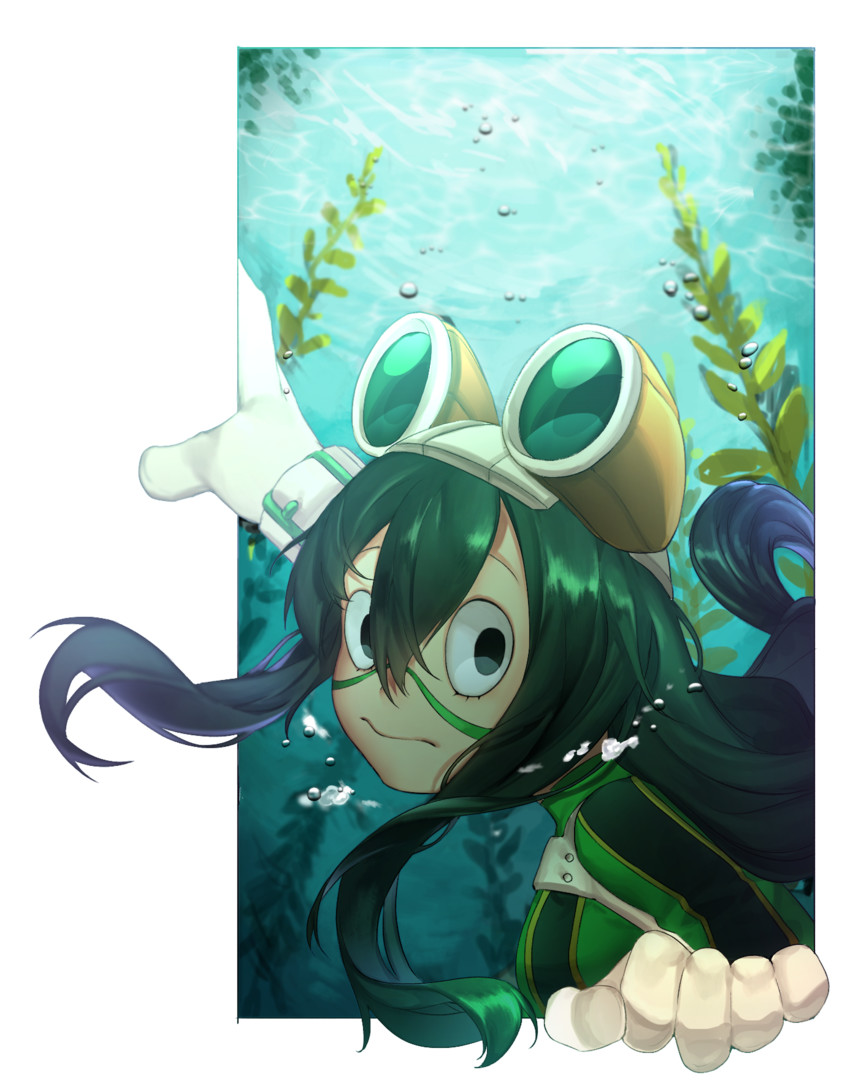 asui tsuyu (boku no hero academia) drawn by vasabello_(nok)