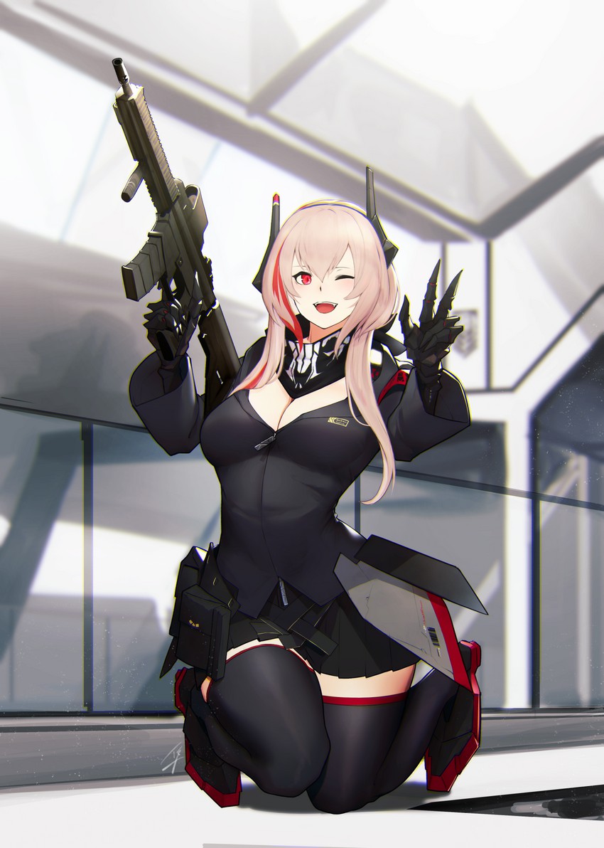 m4 sopmod ii (girls' frontline) drawn by hayabusa_(vert_320)