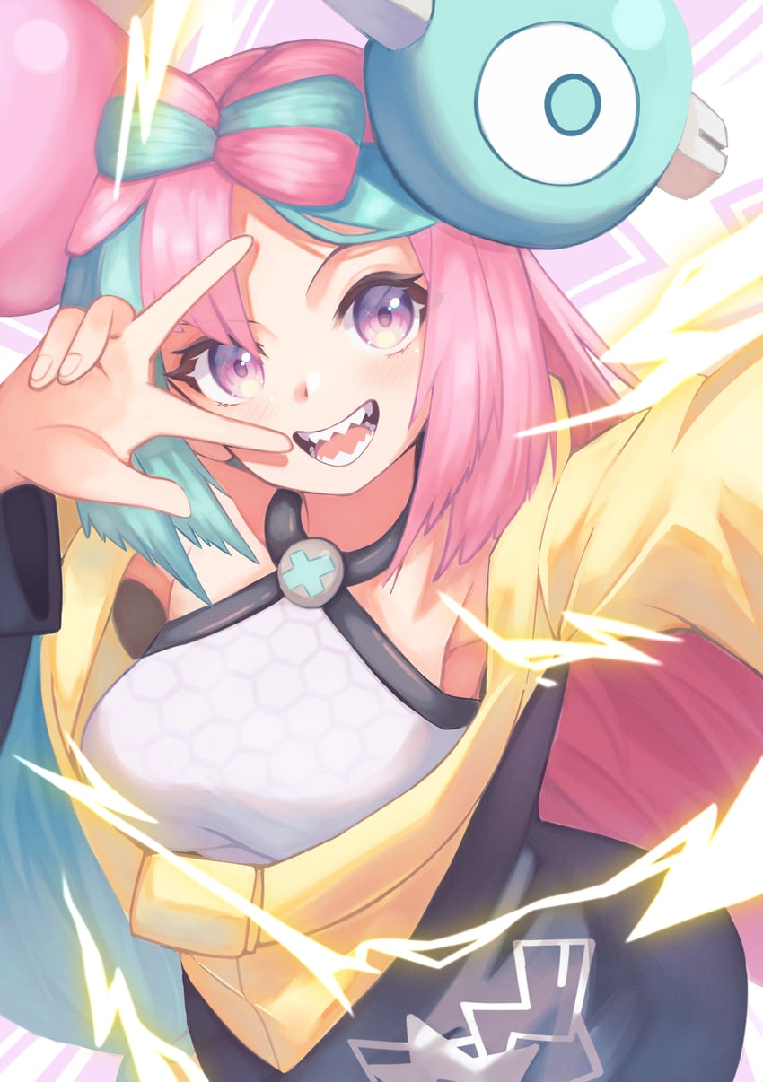 iono (pokemon and 1 more) drawn by aoi_zerii