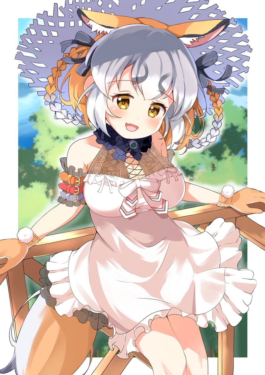island fox (kemono friends and 1 more) drawn by shiratsuki_(cpmk8242)