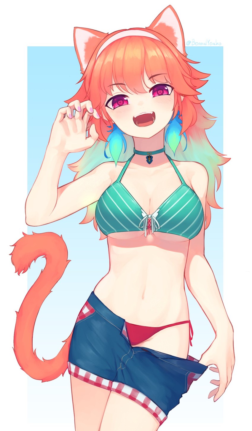 takanashi kiara (hololive and 1 more) drawn by yoako