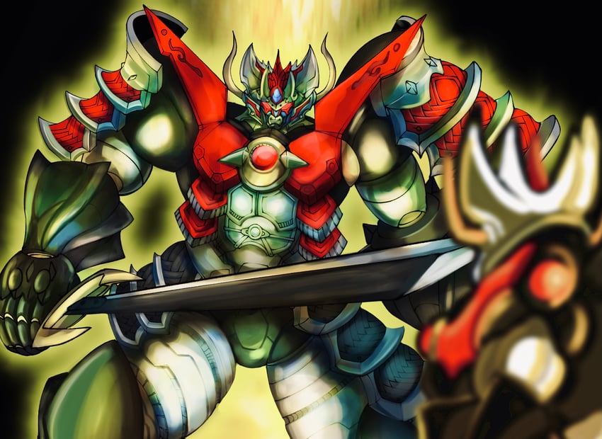 mazinkaiser and mazinkaiser haou (mazinger and 1 more) drawn by hirudoido