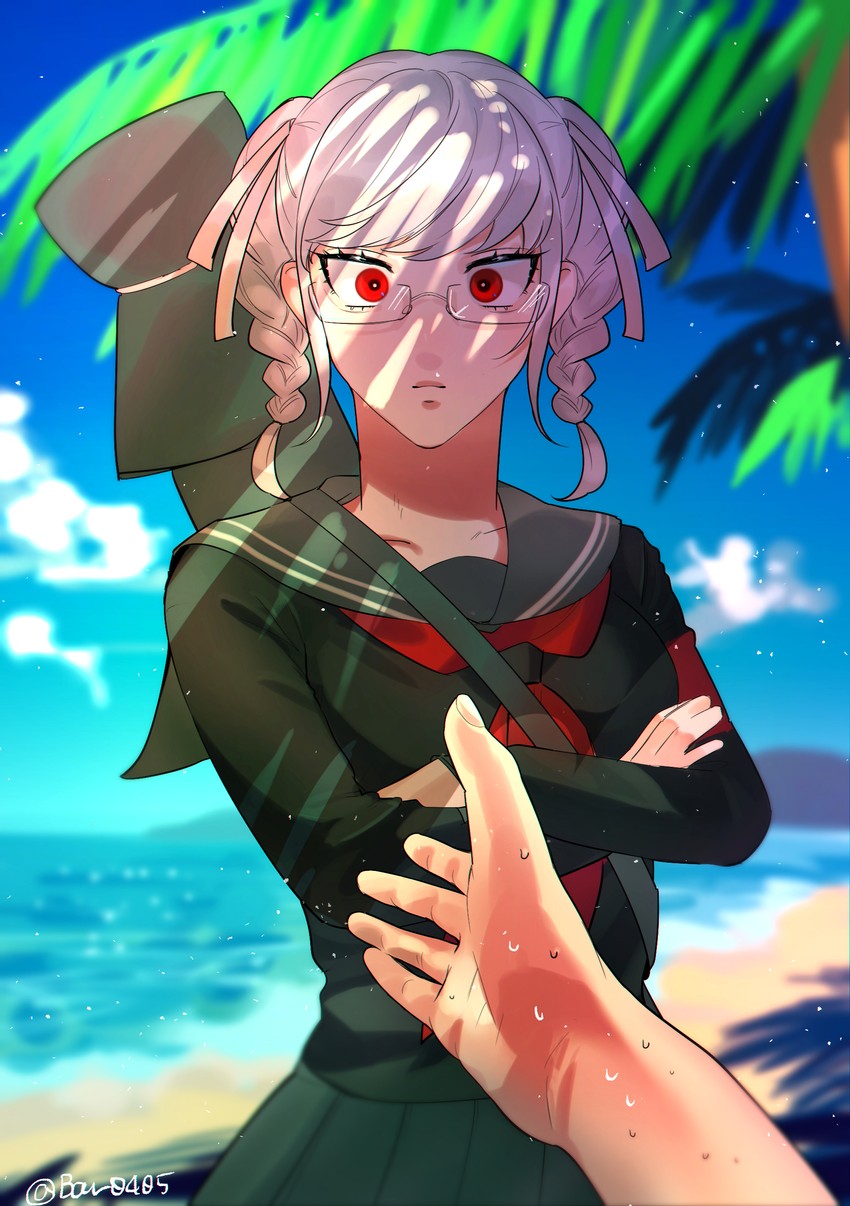 pekoyama peko (danganronpa and 1 more) drawn by baru_(bar_0405)