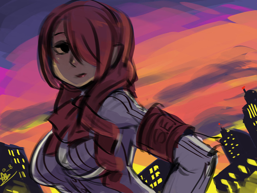 kirijou mitsuru (persona and 1 more) drawn by alex_ahad