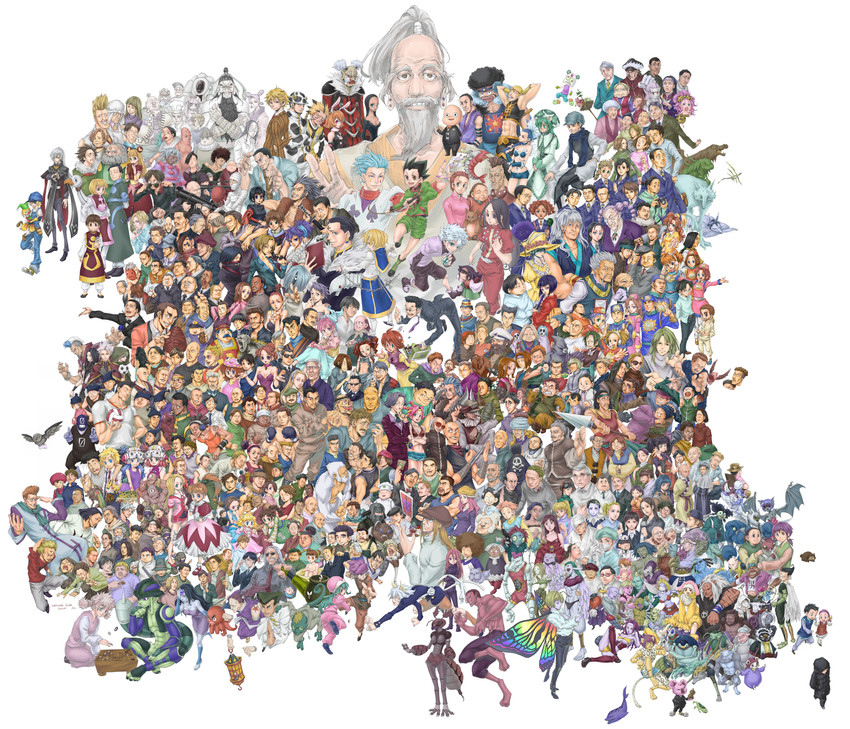 shimakaze, killua zoldyck, kurapika, gon freecss, neferpitou, and 284 more (hunter x hunter) drawn by a-alto