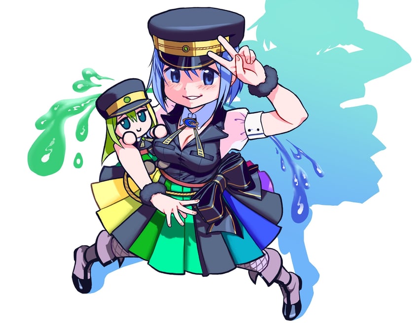 miki sayaka and alina gray (mahou shoujo madoka magica and 1 more) drawn by gloamy