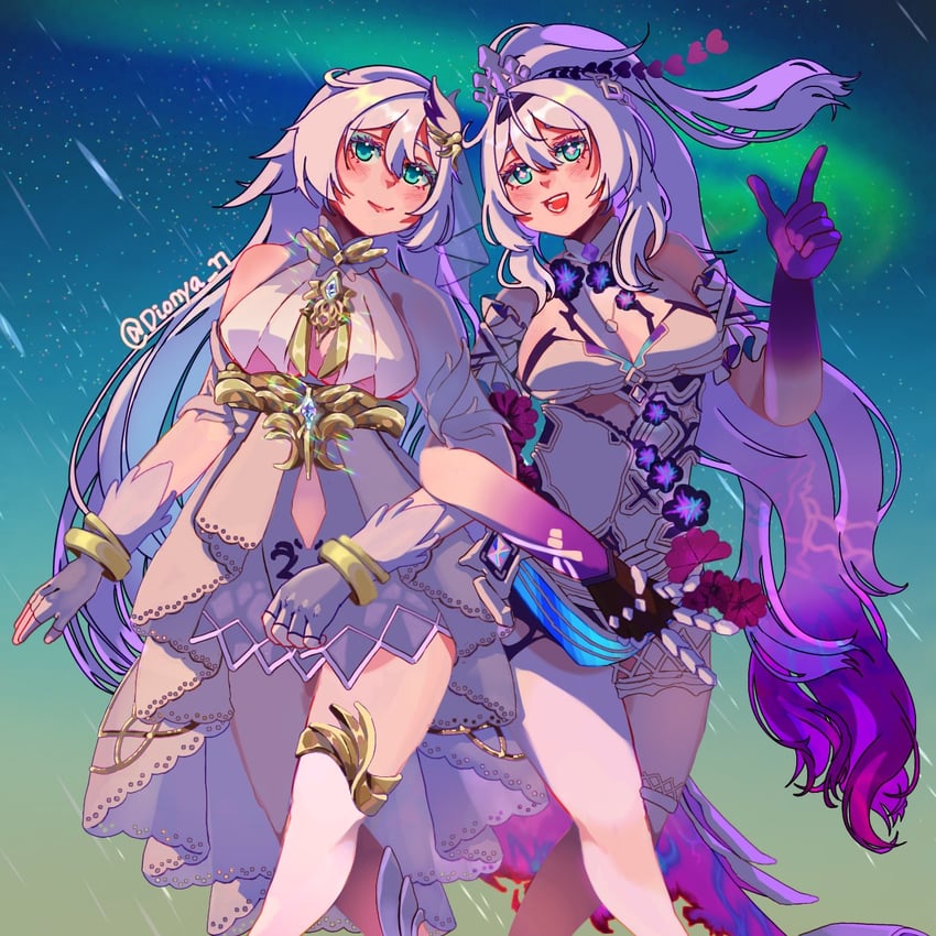 kiana kaslana (honkai and 2 more) drawn by dionya_n