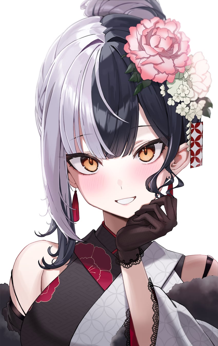 shiori novella (hololive and 1 more) drawn by yan.c