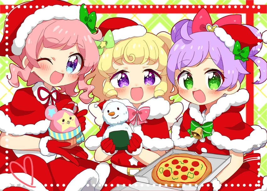 manaka laala, yumekawa yui, momoyama mirai, and kiracchu (pretty series and 3 more) drawn by oimoman_po