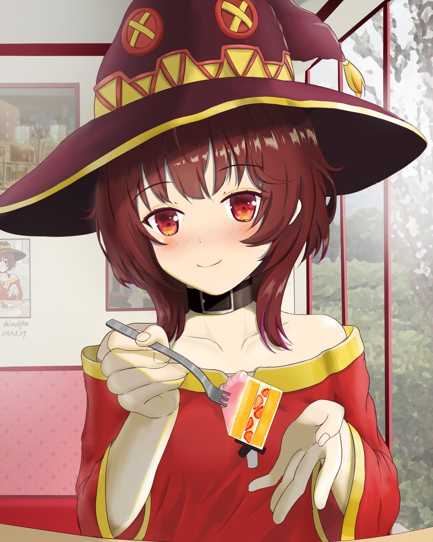 megumin (kono subarashii sekai ni shukufuku wo!) drawn by shinalpha