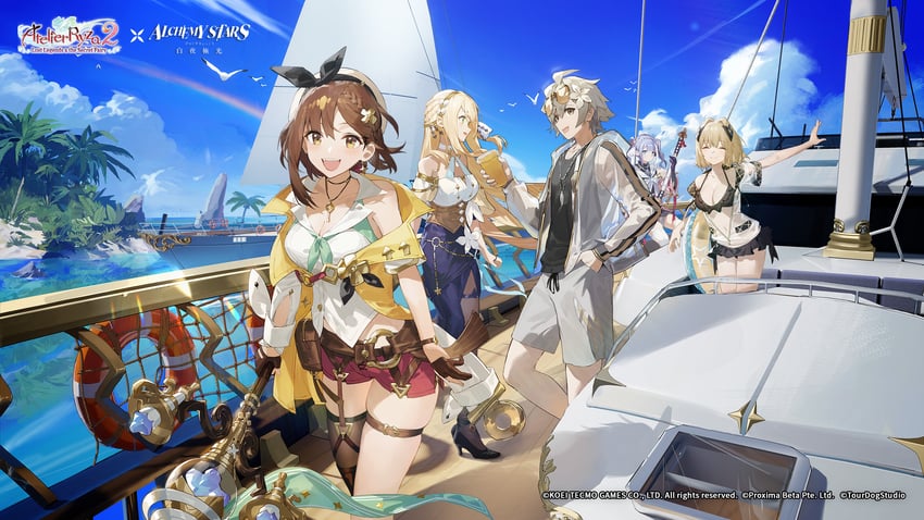 reisalin stout, klaudia valentz, vice, navigator, and patricia abelheim (atelier and 3 more)