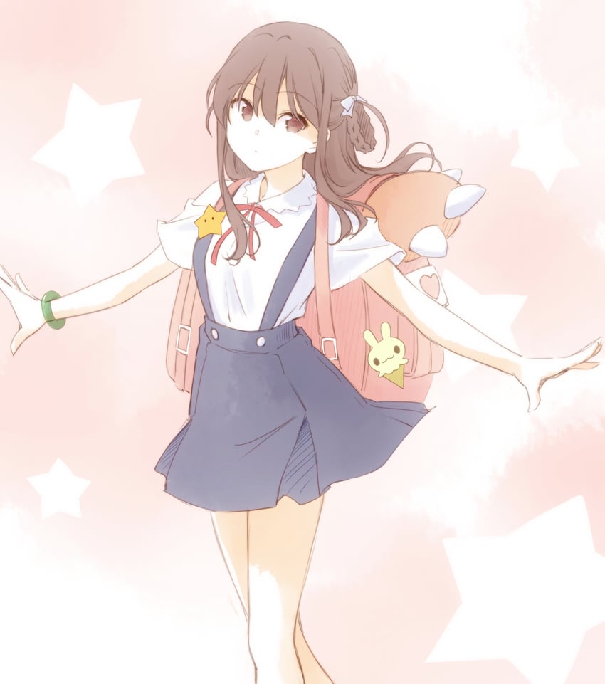 hachikuji mayoi and tachikawa ayaka (monogatari and 1 more) drawn by natsushi