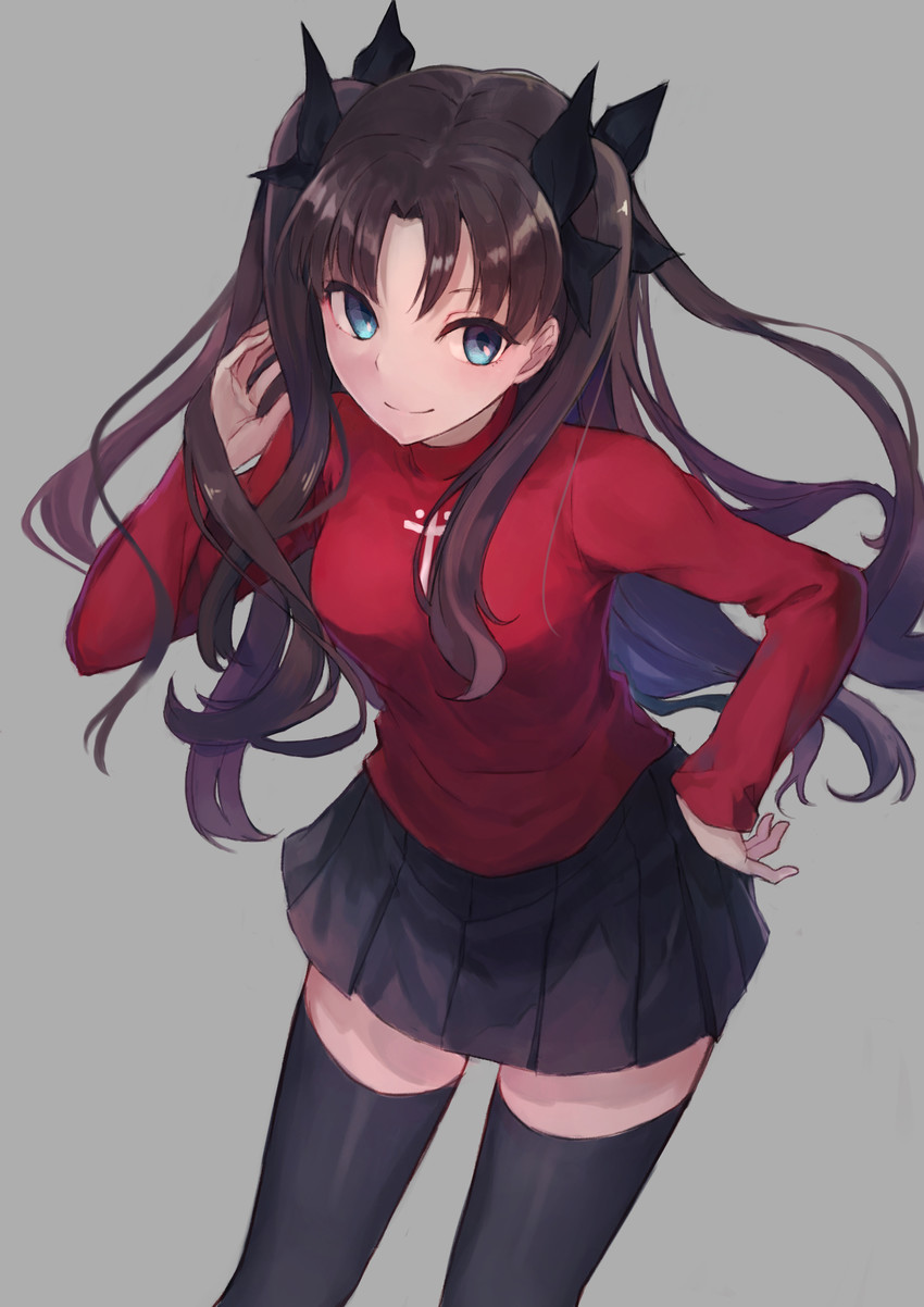 tohsaka rin (fate and 1 more) drawn by kobuta