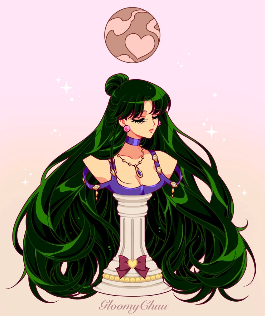 princess pluto (bishoujo senshi sailor moon) drawn by mroczniak_(gloomy_chuu)