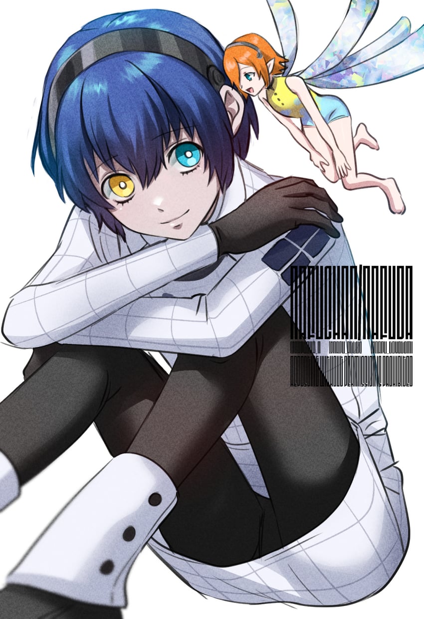 protagonist and gallica (metaphor: refantazio) drawn by nafuda