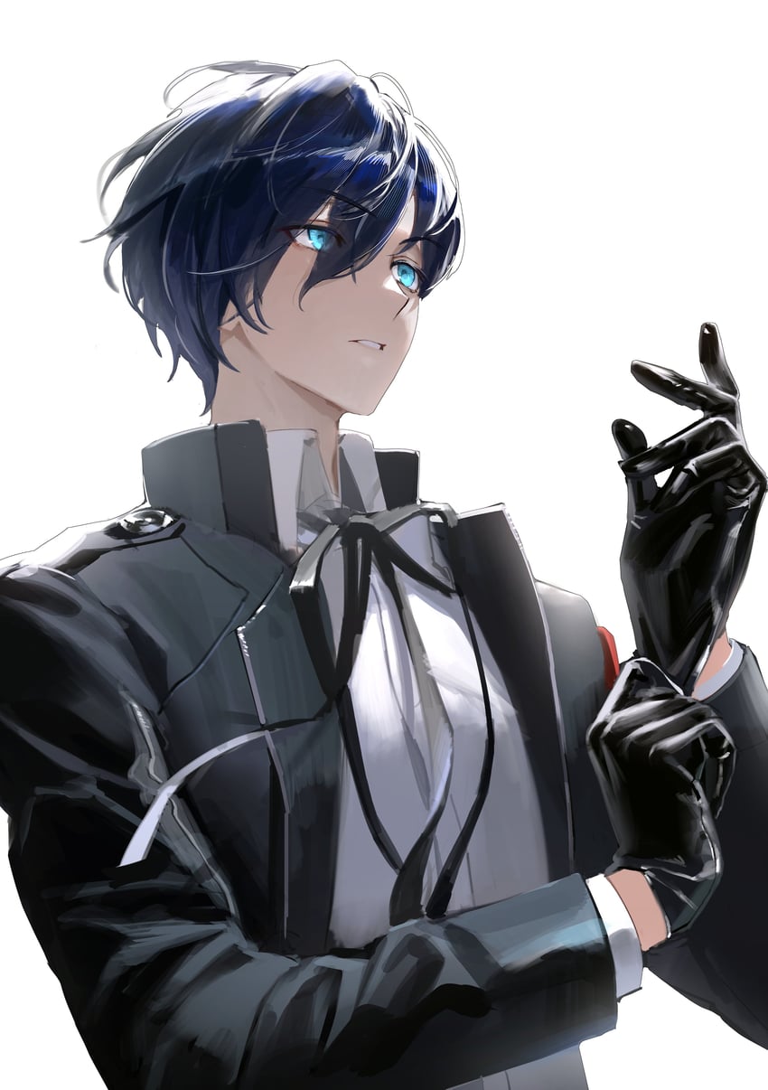 yuuki makoto (persona and 2 more) drawn by ryugisa