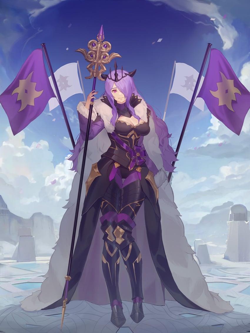 camilla (fire emblem and 2 more) drawn by genki_(obsession)