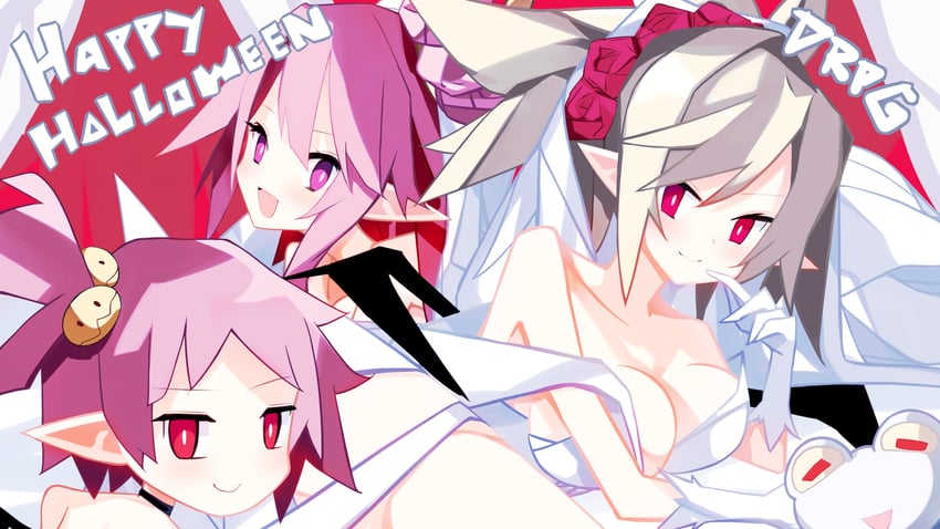 rozalin, seraphina, hanako, and tink (disgaea and 3 more) drawn by nanozenzen