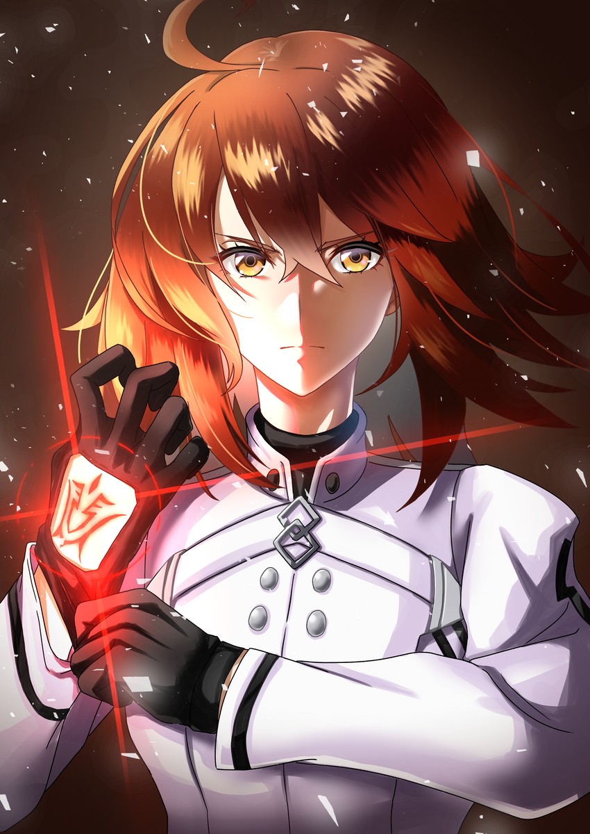 fujimaru ritsuka (fate and 1 more) drawn by shibao_aoyama