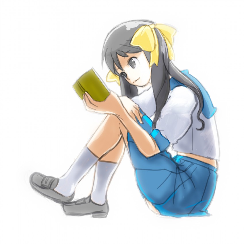 hiiragi kagami (suzumiya haruhi no yuuutsu and 1 more) drawn by okera