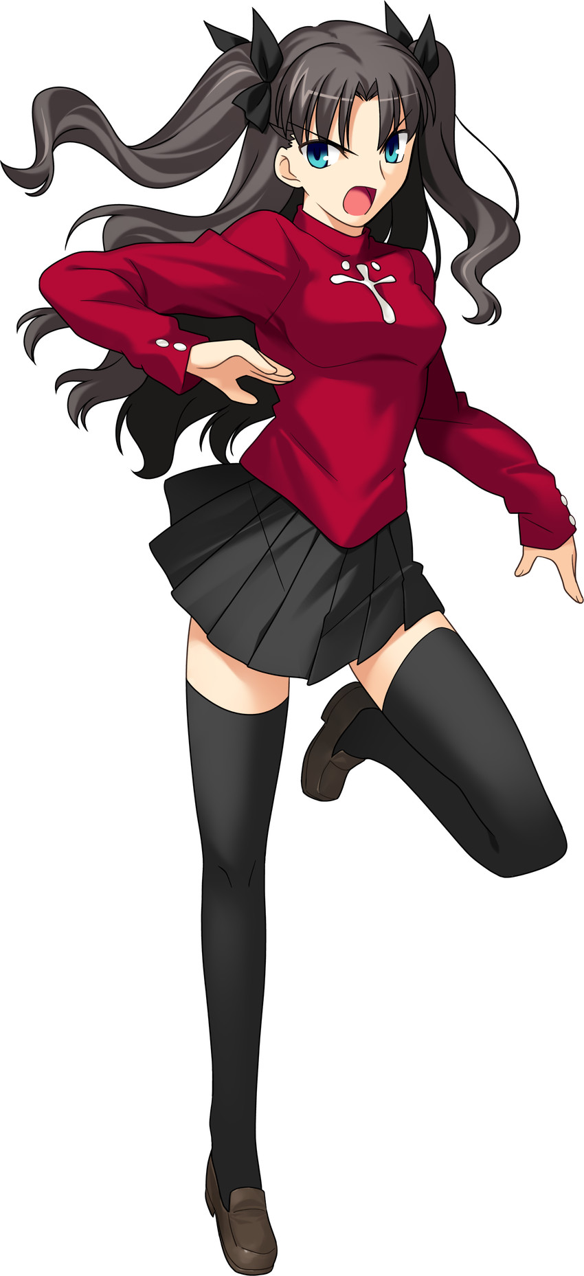 tohsaka rin (fate and 1 more) drawn by takeuchi_takashi