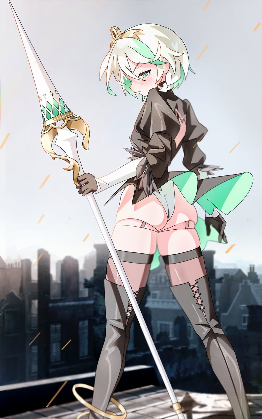 2b and cecilia immergreen (hololive and 3 more) drawn by gurumie