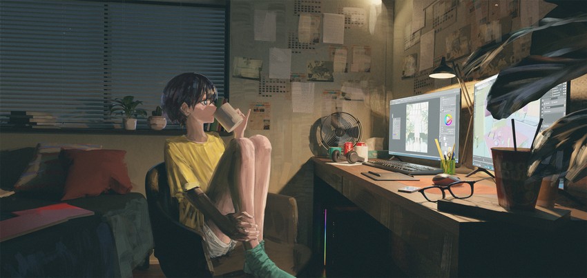 original and 1 more drawn by yuu_akine