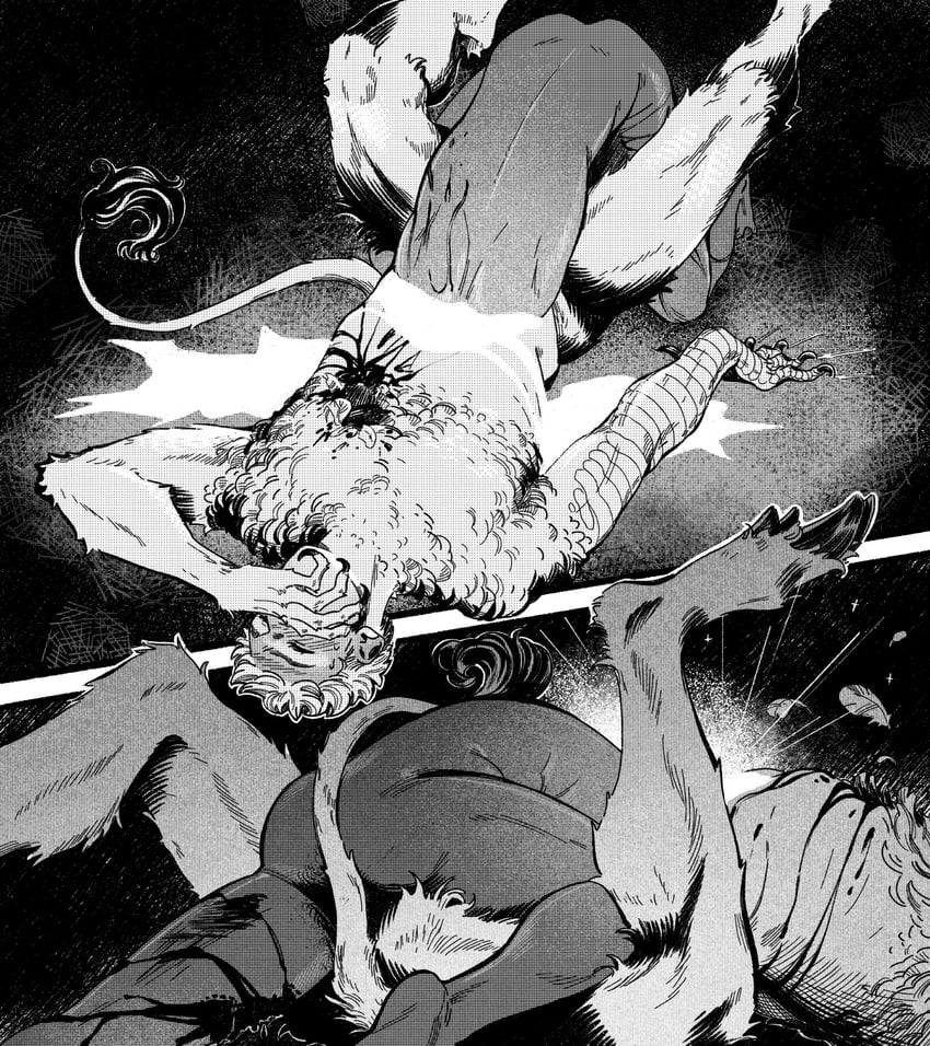 laios touden and kabru (dungeon meshi) drawn by pearl_seemann
