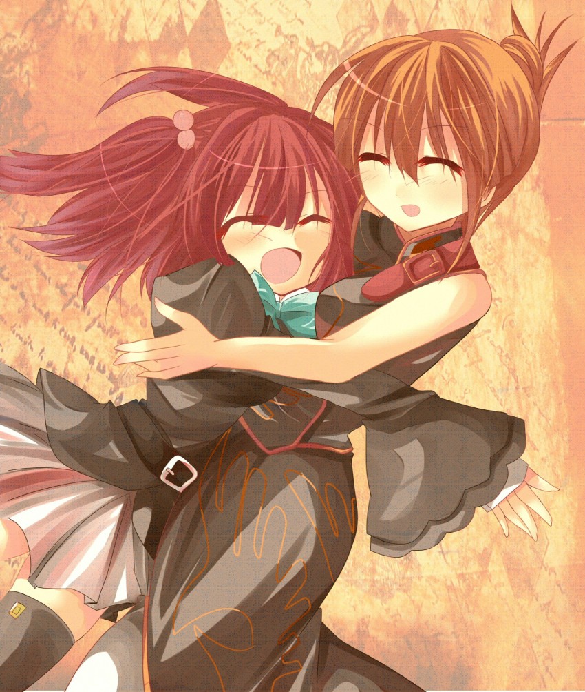 ushiromiya ange and ushiromiya eva (umineko no naku koro ni) drawn by mameguri