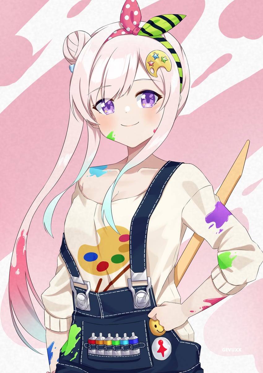 airani iofifteen (hololive and 1 more) drawn by gevuxx
