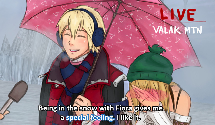 shulk and fiora (xenoblade chronicles and 1 more) drawn by rinkara