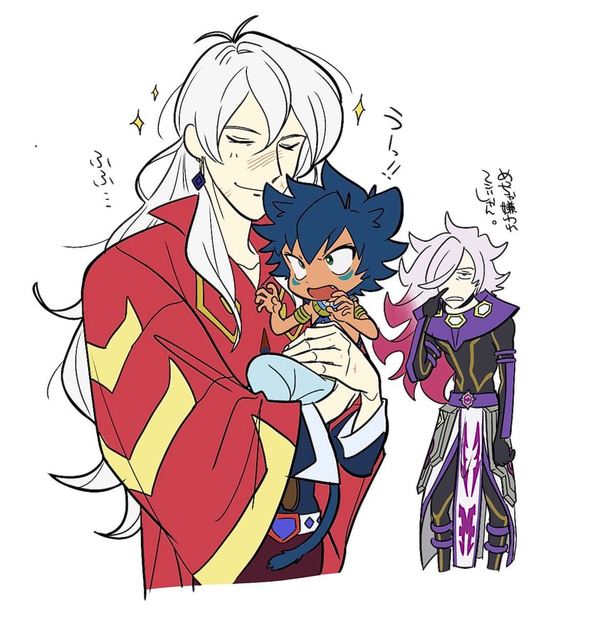 laban vanot, phi, and hyde (beyblade and 1 more) drawn by uochandayo