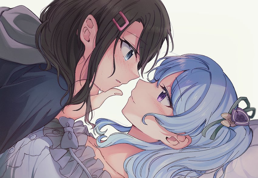 okusawa misaki and matsubara kanon (bang dream!) drawn by opi