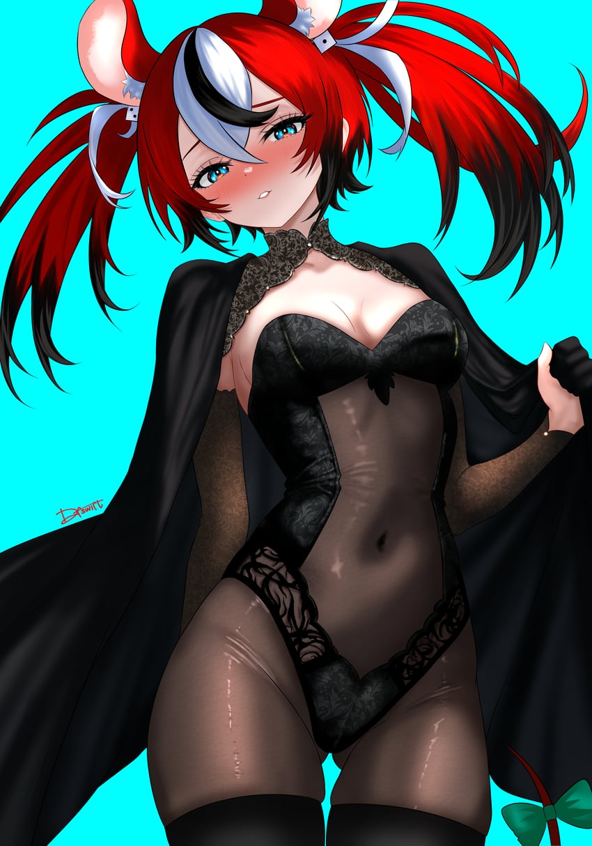 hakos baelz (hololive and 1 more) drawn by dfswift