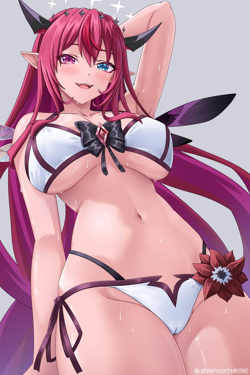 irys (hololive and 1 more) drawn by seraphim_throne