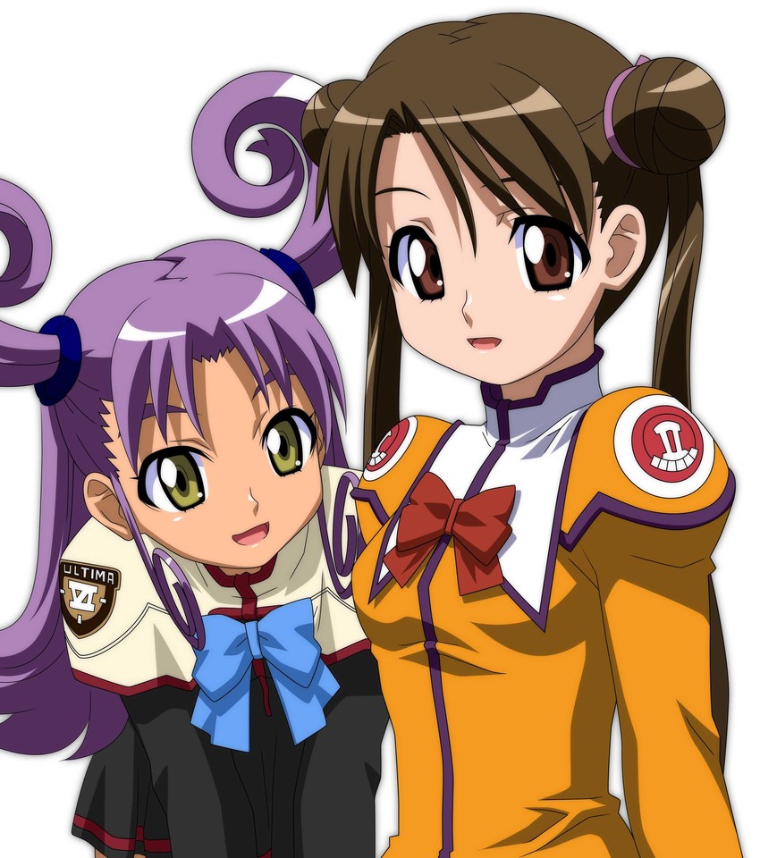 katase shima and kazamatsuri rinna (uchuu no stellvia) drawn by sugimura_tomokazu
