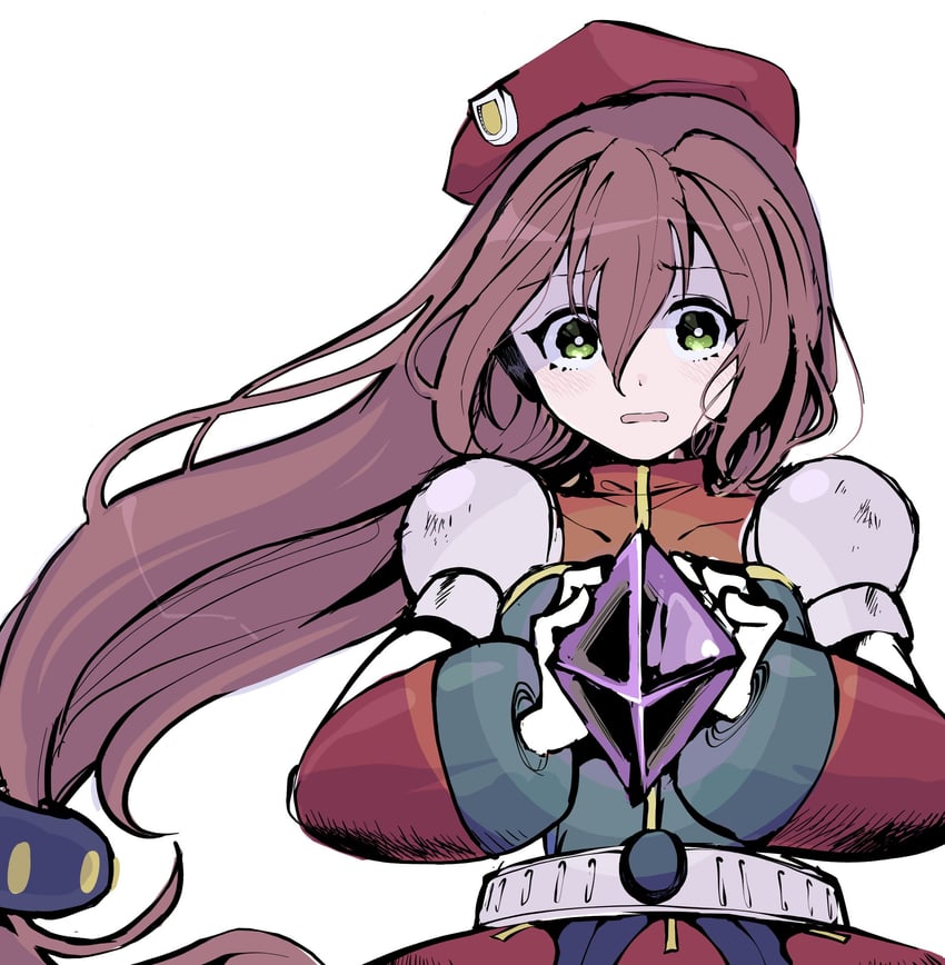 iris (mega man and 1 more) drawn by koshianpancake
