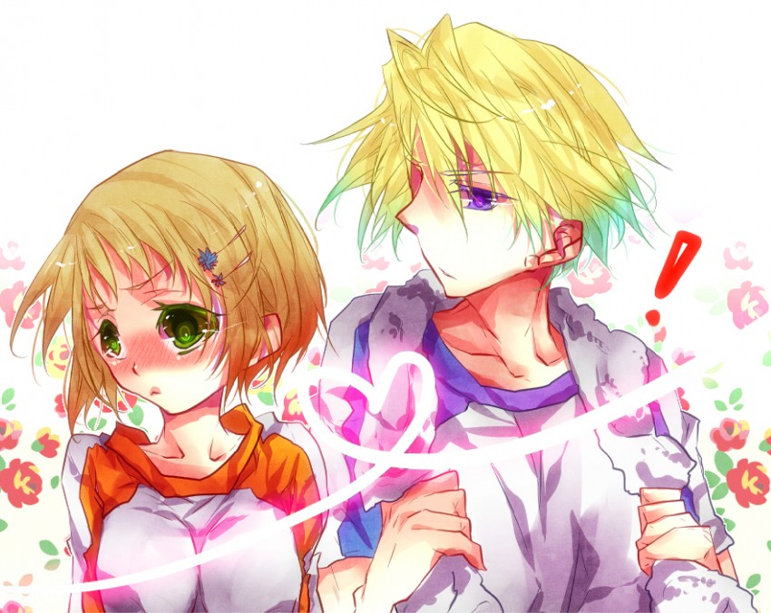 ivan karelin and huang baoling (tiger & bunny) drawn by kurata_(mitry)