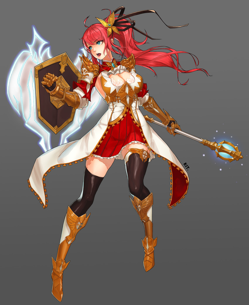 knight and lightbringer (dungeon and fighter) drawn by kit_park