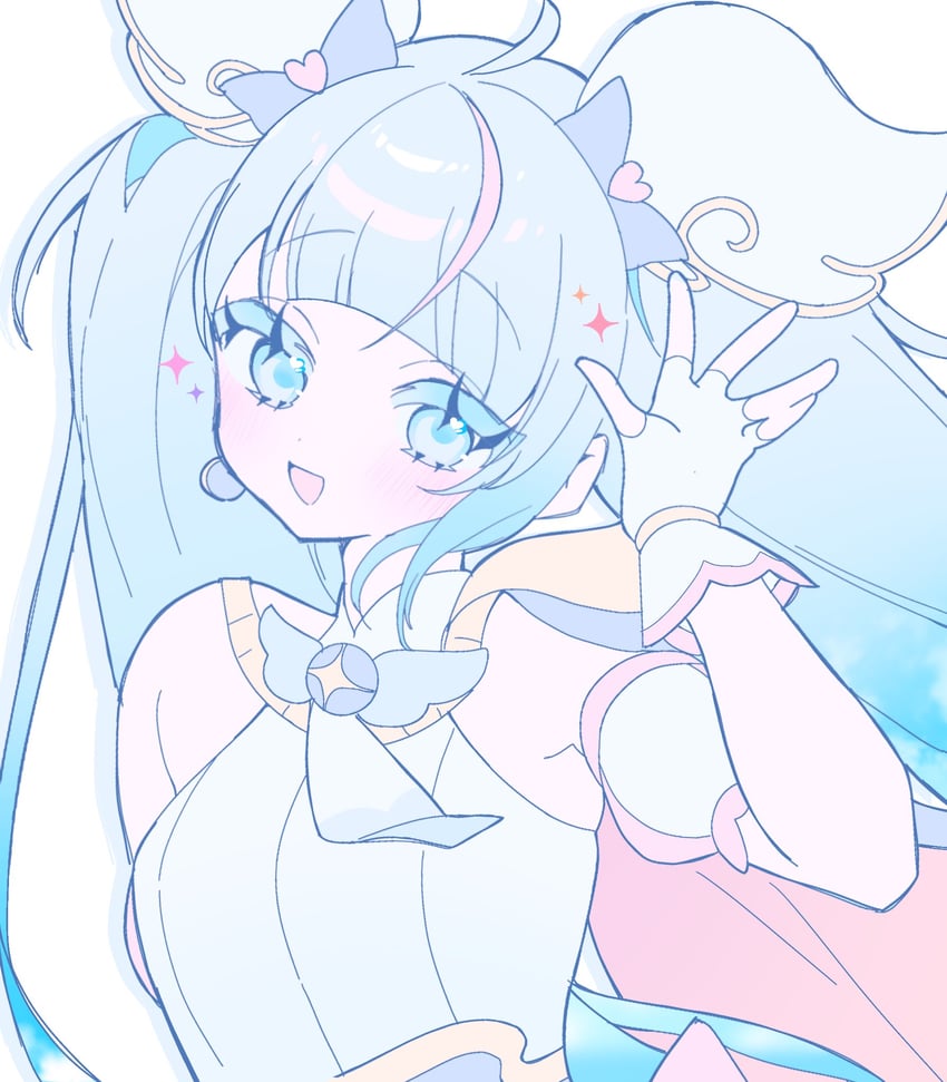 sora harewataru and cure sky (precure and 1 more) drawn by kokonoe826