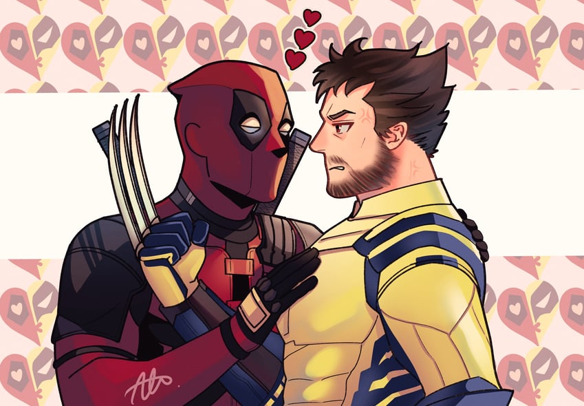 wolverine and deadpool (marvel and 4 more) drawn by sherlock7akane